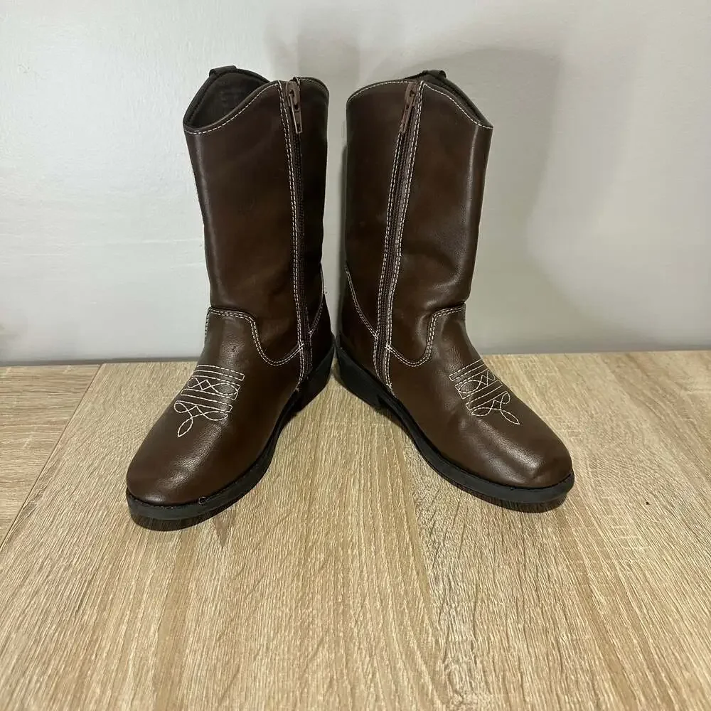 Bebe Girls' Cowgirl Boots, Sz 12
